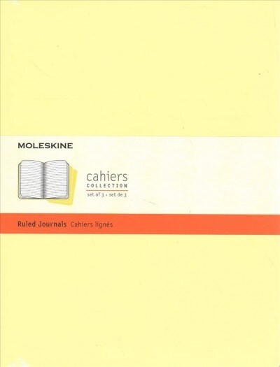 Moleskine Cahier Journal, Extra Large, Ruled, Tender Yellow (Paperback, JOU)