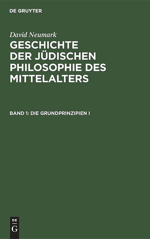 Die Grundprinzipien I (Hardcover, Reprint 2018)