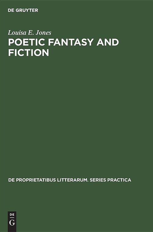 Poetic Fantasy and Fiction: The Short Stories of Jules Supervielle (Hardcover, Reprint 2018)