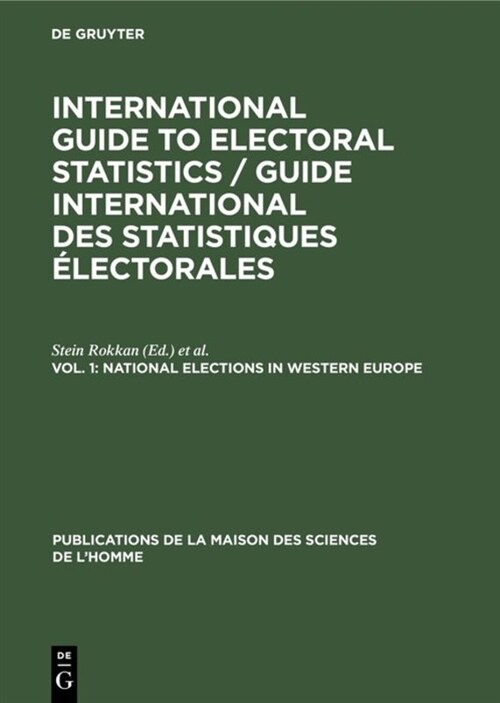 National Elections in Western Europe (Hardcover)
