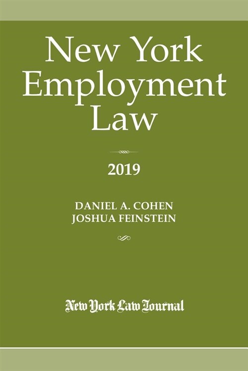 New York Employment Law 2019 (Paperback)