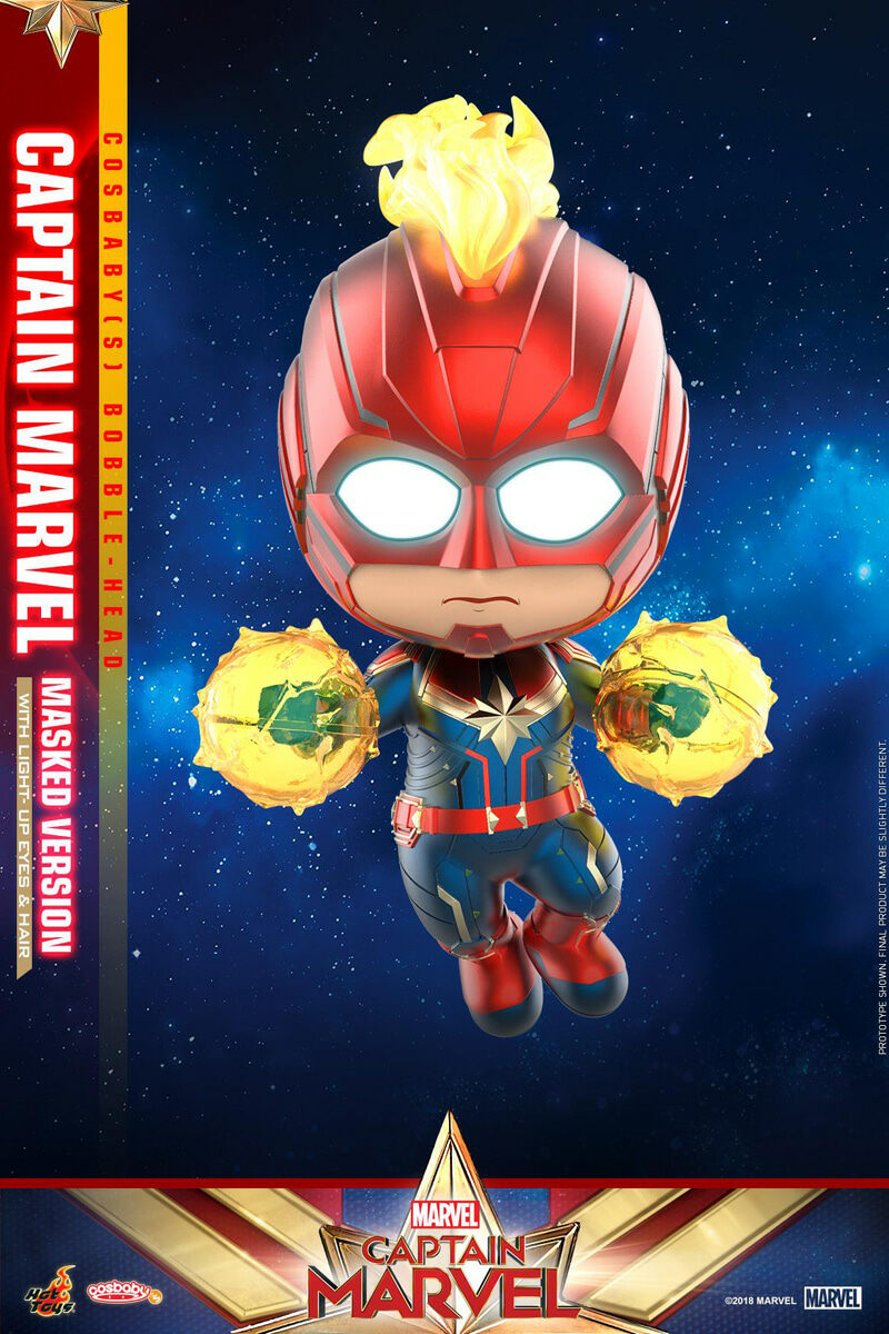 [Hot Toys] 코스베이비 캡틴마블 마스크 쓴 ver. COSB545 - Captain Marvel (Masked Version) Cosbaby (S) Bobble-Head