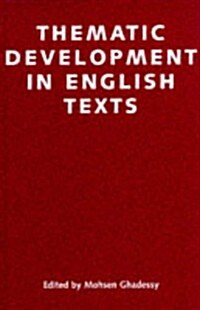 Thematic Developments in English Texts (Hardcover)