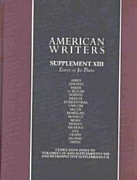 American Writers, Supplement XIII (Hardcover, 13)
