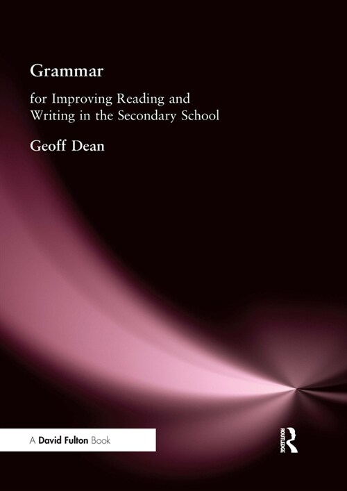 Grammar for Improving Writing and Reading in Secondary School (Paperback)