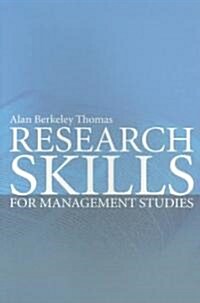 Research Skills for Management Studies (Paperback)