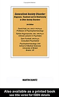 Generalised Anxiety Disorder (Paperback)