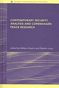 Contemporary Security Analysis and Copenhagen Peace Research (Hardcover)