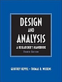 [중고] Design and Analysis: A Researchers Handbook (Hardcover, 4)