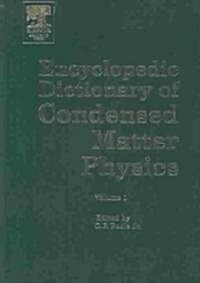 Encyclopedic Dictionary of Condensed Matter Physics (Hardcover)