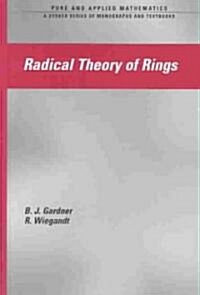 Radical Theory of Rings (Hardcover)