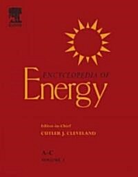 Encyclopedia of Energy (Hardcover)
