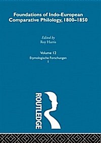Etymol Forschungen V1      V12 (Hardcover)