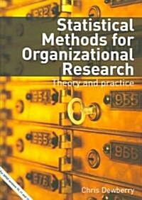 Statistical Methods for Organizational Research : Theory and Practice (Paperback)