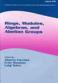 Rings, modules, algebras and abelian groups : proceedings of the algebra conference--Venezia