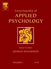 Encyclopedia of Applied Psychology (Hardcover)