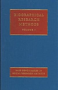 Biographical Research Methods (Hardcover)