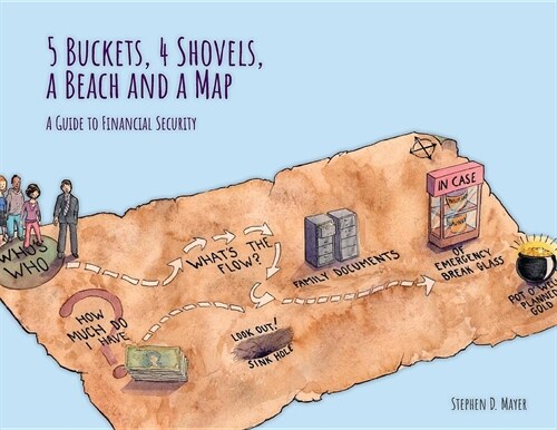 5 Buckets, 4 Shovels, a Beach and a Map: A Guide to Financial Security (Paperback)