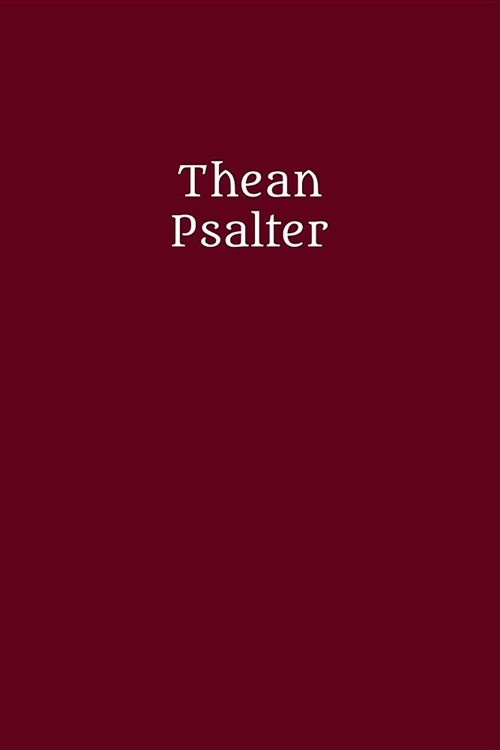 Thean Psalter (Paperback)