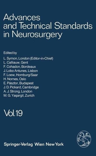 Advances and Technical Standards in Neurosurgery (Paperback, Softcover Repri)