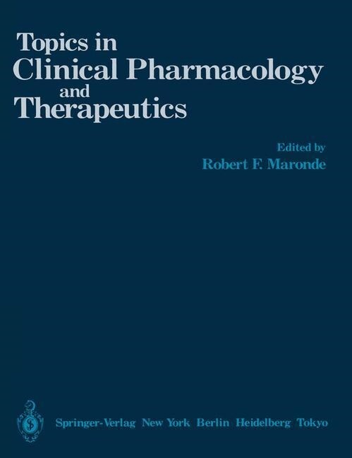 Topics in Clinical Pharmacology and Therapeutics (Paperback, Softcover Repri)