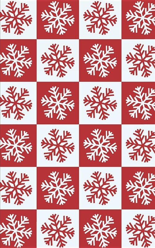 Notes: Lined Notebook 120 Pages, 60 Sheets (5 X 8 Inches) Ruled Writing Journal with a Traditional Snowflake Christmas Patter (Paperback)