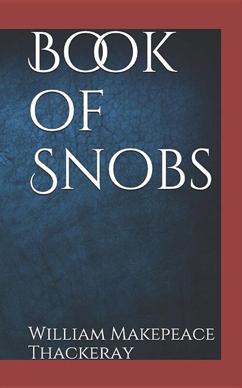 Book of Snobs (Paperback)
