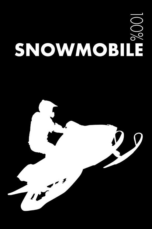 Snowmobile Notebook: Blank Lined Snowmobile Journal for Rider and Instructor (Paperback)