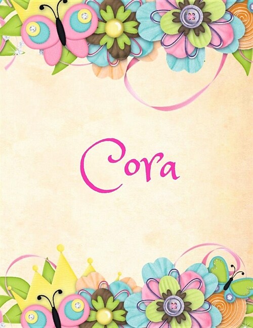 Cora: Personalized Name Journal Composition Notebook (Paperback)