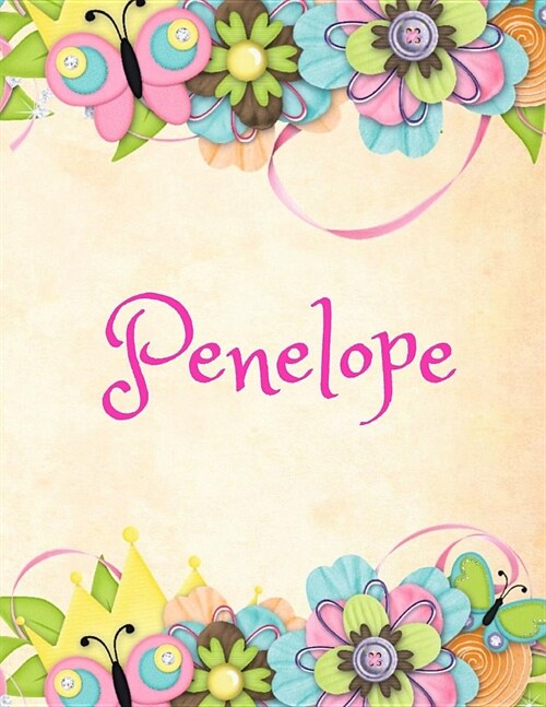 Penelope: Personalized Name Journal Composition Notebook (Paperback)