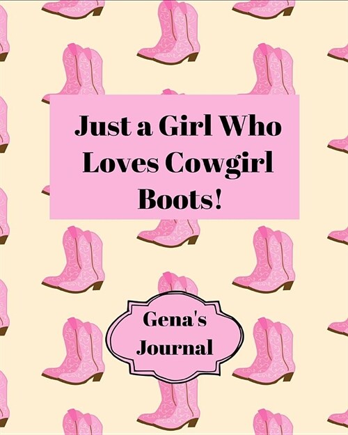 Genas Journal: Personalized Story Journal with Name for Girls - Dotted Midline and Picture Space Composition Notebook for Creative Do (Paperback)