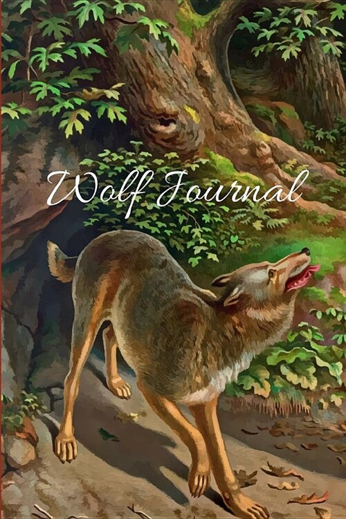 Wolf Journal: Wolves Notebook, 110 Pages, 6 (Paperback)