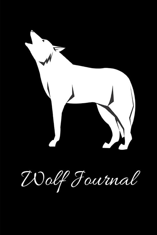 Wolf Journal: Wolves Notebook, 110 Pages, 6 (Paperback)