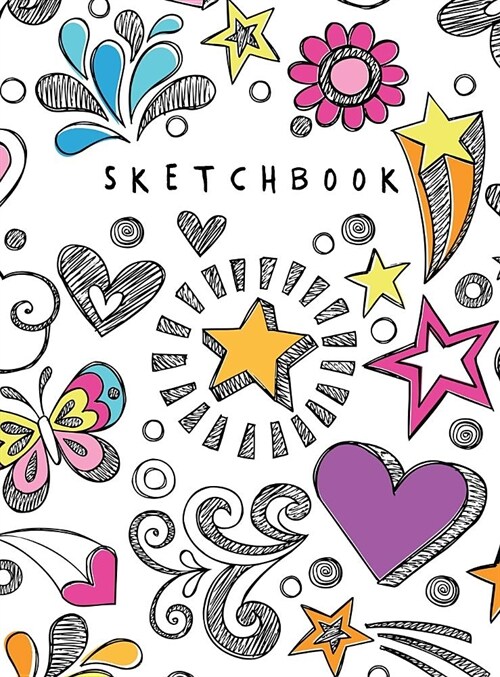 Sketchbook: Classroom Doodles Blank Paper for Drawing, Doodling, or Sketching (Hardcover)