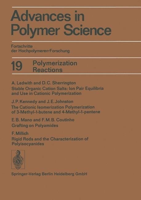 Polymerization Reactions (Paperback, Softcover Repri)
