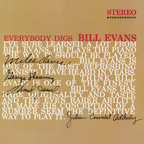 [수입] Bill Evans - Everybody Digs [180g LP] [레드컬러반]