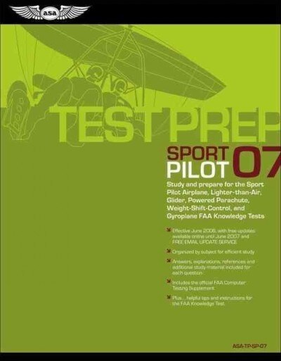 Sport Pilot Test Prep 2007 (Paperback, Supplement)