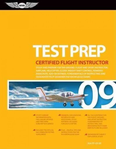 Certified Flight Instructor Test Prep 2009 (Paperback, PCK)