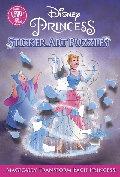 Disney Princess Sticker Art Puzzles (Includes 1500+ Puzzle Stickers) (Paperback)