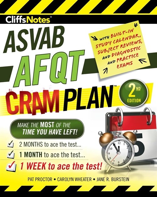 Cliffsnotes ASVAB Afqt Cram Plan 2nd Edition (Paperback, 2, Second Edition)