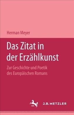 Das Zitat in Der Erz?lkunst (Hardcover)