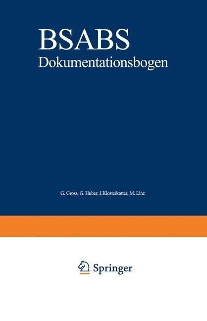 BSABS : Dokumentationsbogen (Paperback)