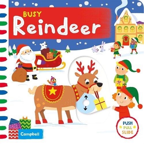 Busy Reindeer (Busy Books) (Board Book)