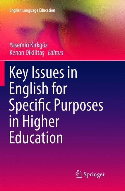 Key Issues in English for Specific Purposes in Higher Education (Paperback)