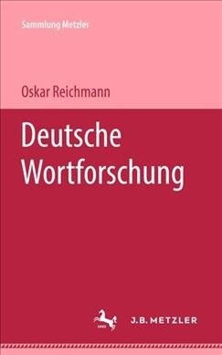 Deutsche Wortforschung (Paperback)