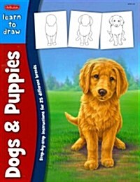 Learn to Draw Dogs & Puppies (Paperback)