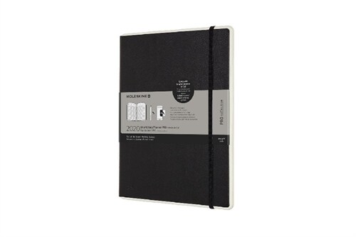 Moleskine 2020 Professional Weekly Vertical Smart Planner, 12m, Extra Large, Black (Other)