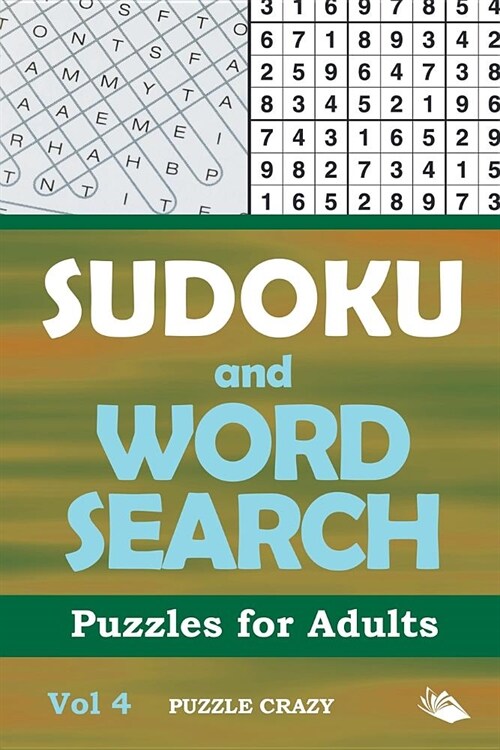 Sudoku and Word Search Puzzles for Adults Vol 4 (Paperback)