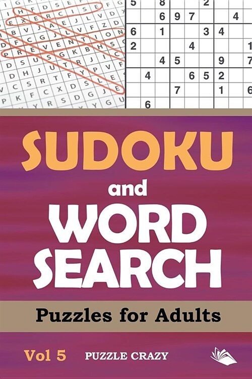 Sudoku and Word Search Puzzles for Adults Vol 5 (Paperback)