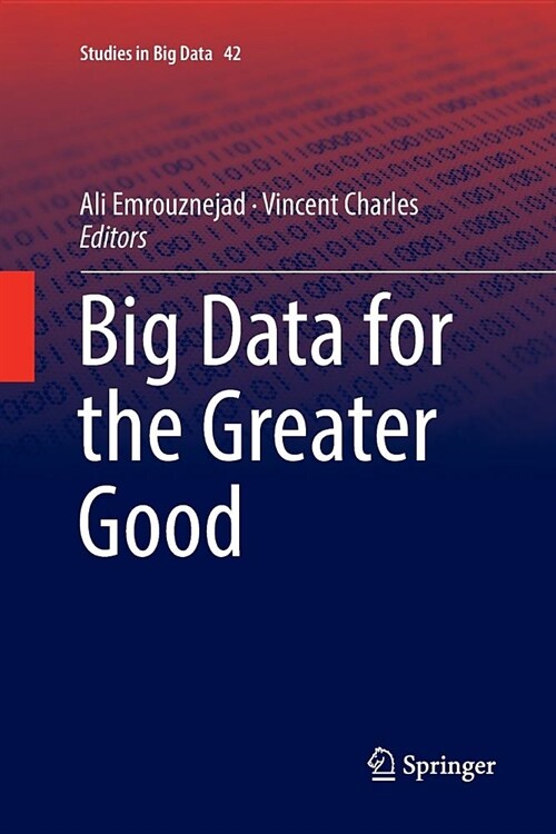 Big Data for the Greater Good (Paperback)
